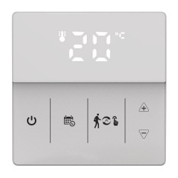 Wi-Fi Room Thermostat for Electric Towel Rails - Close up