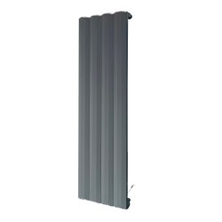 Cubo Anthracite Electric Radiator - 404 X 1800mm