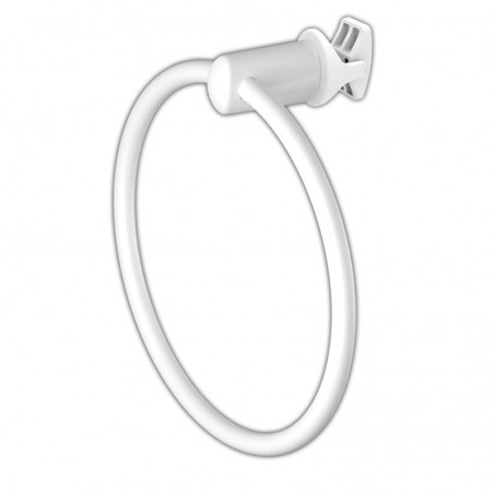 White Towel Ring