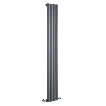 Queen Anthracite Designer Radiator - 280 x 1800mm