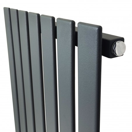 King Anthracite Designer Radiator - 1250 x 516mm