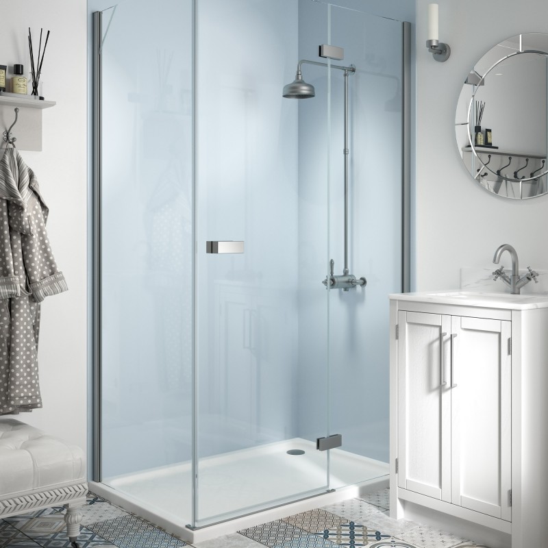 Sky Solid Colour Acrylic - Showerwall Panels - Insitu Sky Solid Colour Acrylic - Showerwall Panels - Insitu