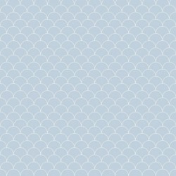 Sky Scallop Patterned Acrylic - Showerwall Panel - Swatch