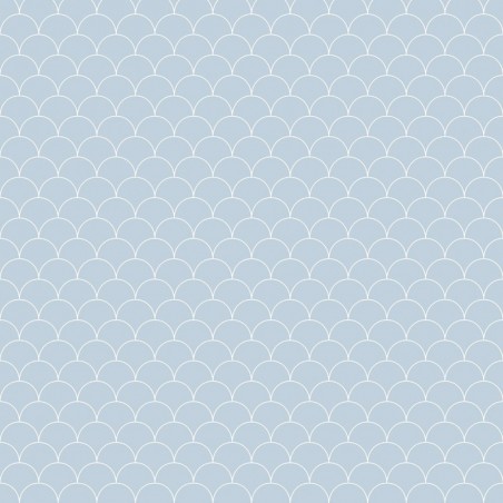 Sky Scallop Patterned Acrylic - Showerwall Panel - Swatch