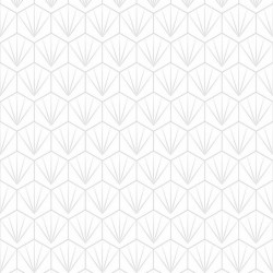 White & Grey Deco Tile Patterned Acrylic - Showerwall Panel - Swatch