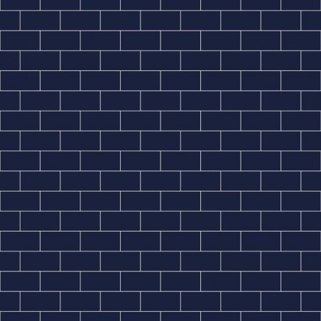 Navy Subway Patterned Acrylic - Showerwall Panel - Swatch