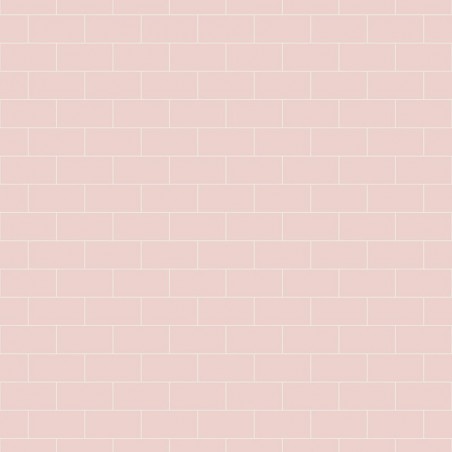 Blush Subway Patterned Acrylic - Showerwall Panel - Swatch