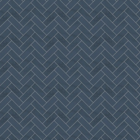 Navy Herringbone Tile Acrylic - Showerwall Panel - Swatch