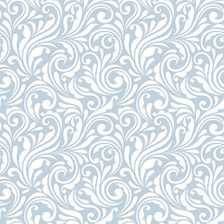 Sky Victorian Floral Print Acrylic - Showerwall Panel - Swatch
