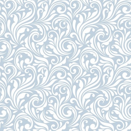 Sky Victorian Floral Print Acrylic - Showerwall Panel - Swatch