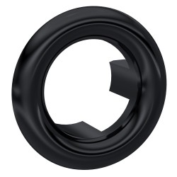 Round Black Overflow Cover - Main