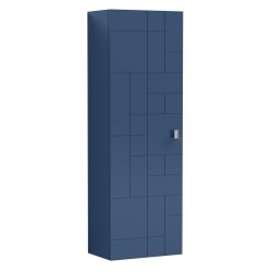 Blocks Satin Blue 400 x 1200mm Bathroom Cabinet - Main