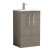 Arno Solace Oak Woodgrain 500mm Freestanding 2 Door Vanity Unit with Minimalist Basin - Main
