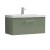 Arno Satin Green 800mm Wall Hung Single Drawer Vanity Unit with Thin-Edge Basin - Main