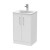 Juno White Ash 500mm Freestanding 2 Door Vanity With Curved Ceramic Basin - Main