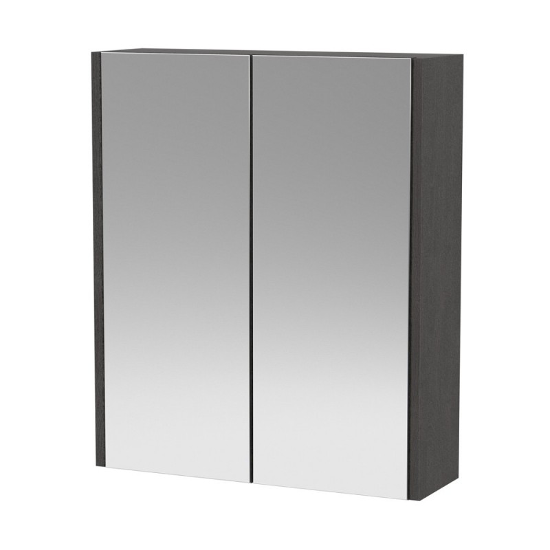 Juno Graphite Grey 600mm Mirror Cabinet - Main