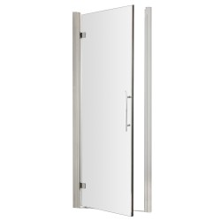 Apex Chrome 700mm Hinged Shower Door - Main