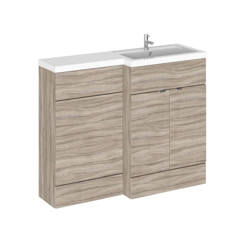 Driftwood 1100mm Full Depth Combination Vanity & Toilet Unit with Right Hand Basin - Main