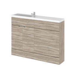 Driftwood 1200mm Slimline Combination Vanity & Toilet Unit with Left Hand Basin - Main