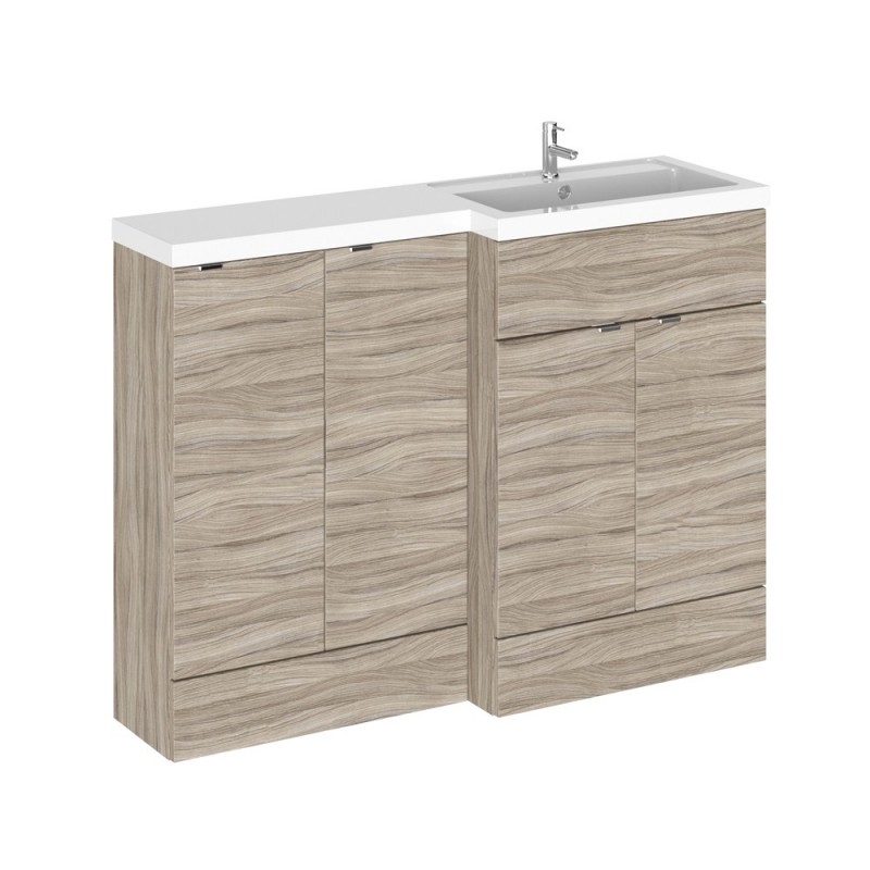 Driftwood 1200mm Full Depth Combination Vanity & Toilet Unit with Right Hand Basin - Main