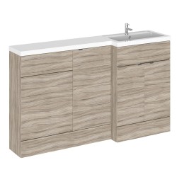 Driftwood 1500mm Full Depth Combination Vanity, Toilet and Storage Unit with Right Hand Basin - Main