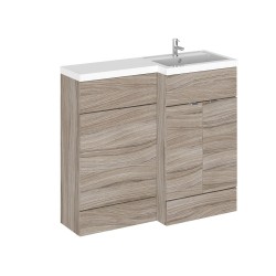 Driftwood 1000mm Full Depth Combination Vanity & Toilet Unit with Right Hand Basin - Main