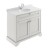 Old London Timeless Sand 1000mm 2 Door Vanity Unit with Grey Marble Top and Basin with 1 Tap Hole - Main