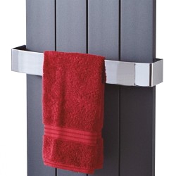 Chrome Towel Bar for Sovereign Single Radiators