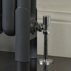 Anthracite Radiator feet for Imperial Radiators - Installed
