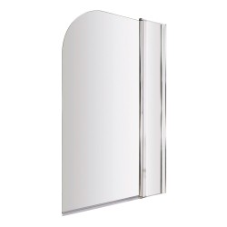 Straight Bath Screen With Fixed Panel 790mm x 1435mm - Main