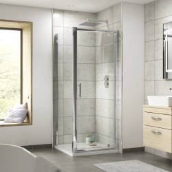 Pacific 700mm Shower Side Panel - Insitu