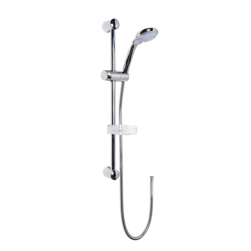 Round Multi-Function Shower Slide Rail Kit With Soap Dish - Main