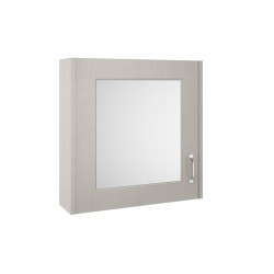 York Stone Grey 600mm Single Door Mirror Unit - Main