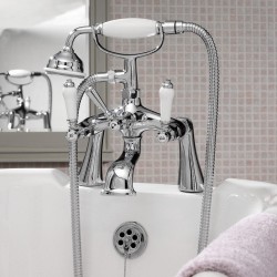 Bloomsbury Bath Shower Mixer Tap Pillar Mounted - Insitu