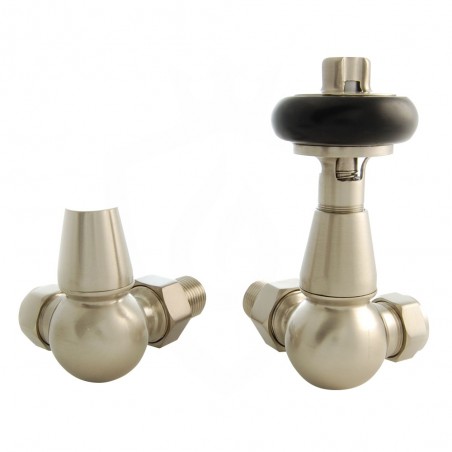 Belgravia Corner Valves Brushed Nickel