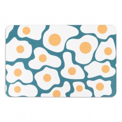 Egg White Stone Non Slip Bath Mat
