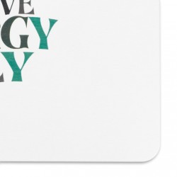 Postive Energy Only White Stone Non Slip Bath Mat