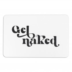 Get Naked White Stone Non Slip Bath Mat