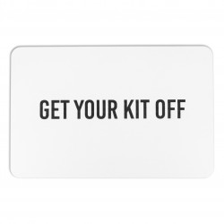 Get Your Kit Off White Stone Non Slip Bath Mat