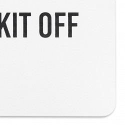 Get Your Kit Off White Stone Non Slip Bath Mat