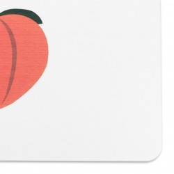 Peach White Stone Non Slip Bath Mat