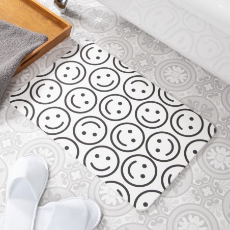 Smile Pattern White Stone...