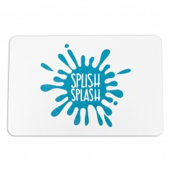 Splish Splash White Stone Non Slip Bath Mat