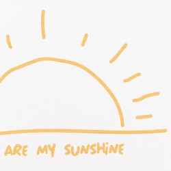 You Are My Sunshine White Stone Non Slip Bath Mat