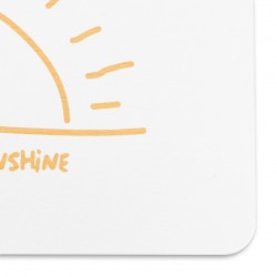 You Are My Sunshine White Stone Non Slip Bath Mat