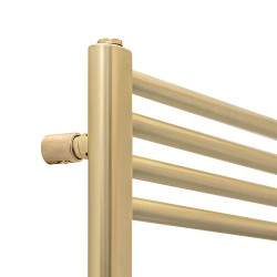 Brushed Brass Towel Rail Close Up
