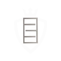 Carisa Eclipse Brushed Stainless Steel Designer Towel Rail - 500 x 880mm