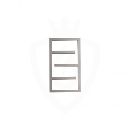 Carisa Eclipse Brushed Stainless Steel Designer Towel Rail - 500 x 880mm
