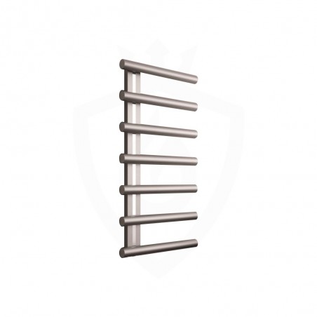 Carisa Ivor Brushed Stainless Steel Designer Towel Rail - 500 x 1000mm