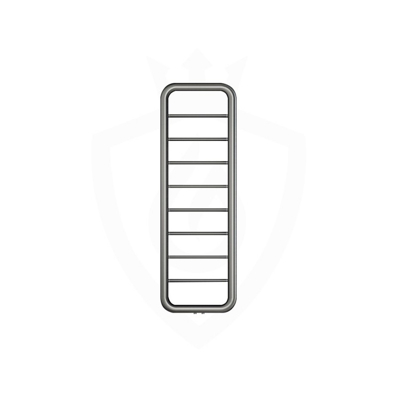 Carisa Paros Brushed Stainless Steel Designer Towel Rail - 500 x 1500mm